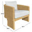 Chaise de patio Donya Wicler