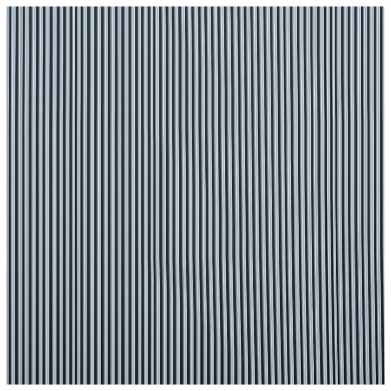 Tapisserie murale verticale à rayures verticales et blanches - rayures, H 50 po x l 60 po avec 4 œillets