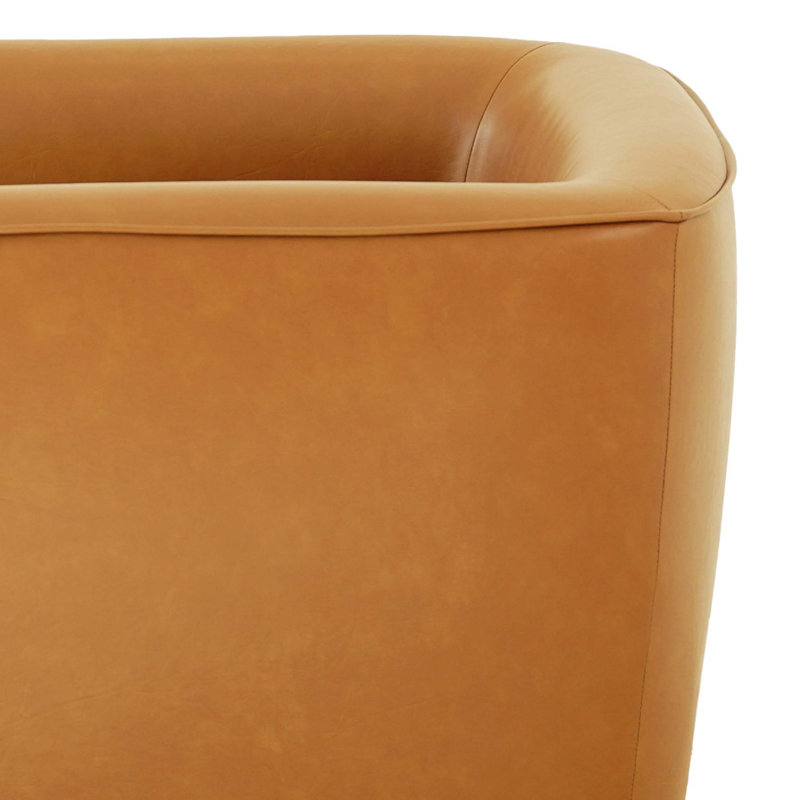 Chaise pivotante Callan - Cuir végétalien