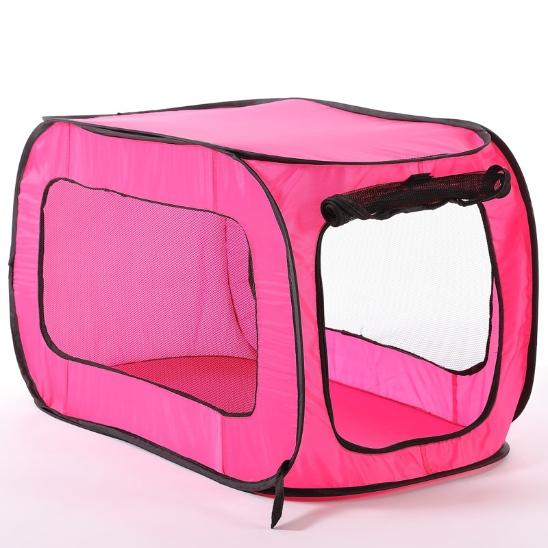 Support pour animaux Pop-up Kennel, Fuchsia, H 25 po x l 19,5 po x P 32,5 po