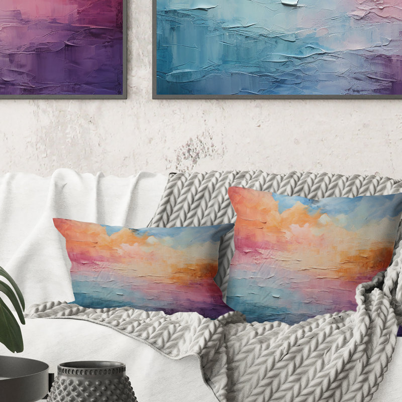 Coussin décoratif Clouds Whispering Clouds Collage II