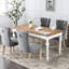 Chaise de salle à manger rembourrée de luxe en gris avec panneau multicouche et garniture noble, bois massif contemporain Sw6801gy, revêtement en lin 2 - élégance intemporelle-81133828