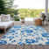Malek Washable Floral Indoor / Outdoor Rug