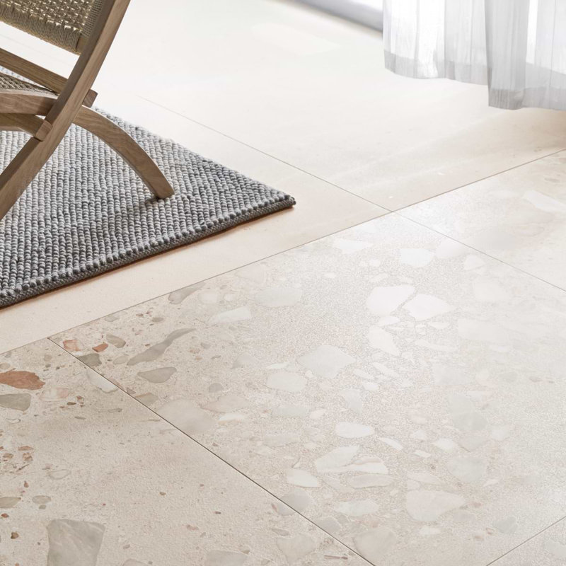 Piccoli Grande Semi-Polished Porcelain Tile, Cream