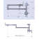 ARCORA Single Hole Two Attachment Brass Wall Mounted Pot Filler Kitchen Faucet with Double-Handle
