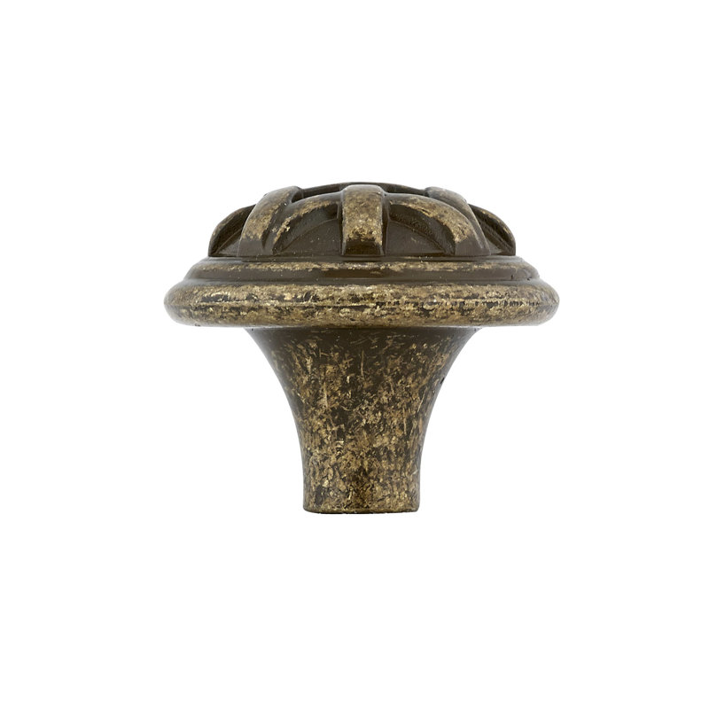 Poignée ronde Expression de 1 1/4 po de diamètre, Bronze brillant