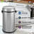 17 Gal. Stainless Steel Trash with Lid