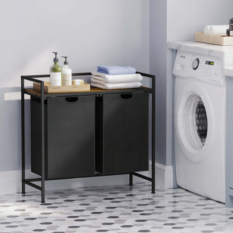 Linen Cabinet, L 28,74 po - noir