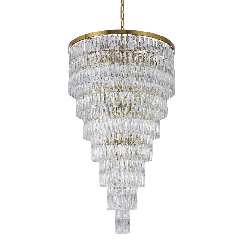 Lustre en cristal 39 lumières DEL Transitional