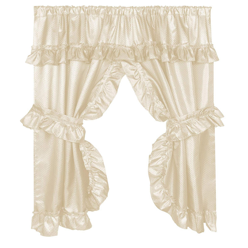 Catriona Semi Sheer Curtain, Ivory