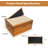1PC 10 Frame Deep Brood Bee Hive Box, Langstoth Beehive Deep Box, Bee Box Dipped in 100% Beeswax Includes Wooden Beehive Frames & Waxed Foundations