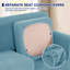 Textured Soft Stretch Separate Box Cushion Loveseat Slipcover-530347258