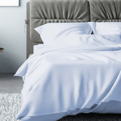 Worrell Cotton Solid Colour Duvet Cover