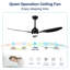 Ventilateur de plafond 52 po Farmhouse-883182068-883182069