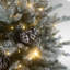 NEW FROSTED WINTERFOLD - Artificial Tree with Multicolour Lights -223820360