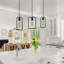 1 - Light Black Square Pendant-1443156816
