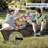 Large Outdoor Rug Waterproof Plastic Straw Rug Reversible Geometric Patio Carpet, Foldable Portable Camping Mat Picnic Mat with Stakes & Bag-486801461