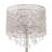 Bevill 28.75'' H Silver Buffet Lamp with Crystal Accents
