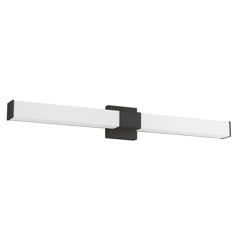 Vivi 36-in Black dimmable LED Wall Sconce, Matte Black