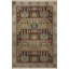 Tapis décoratif vert et beige-2008496465