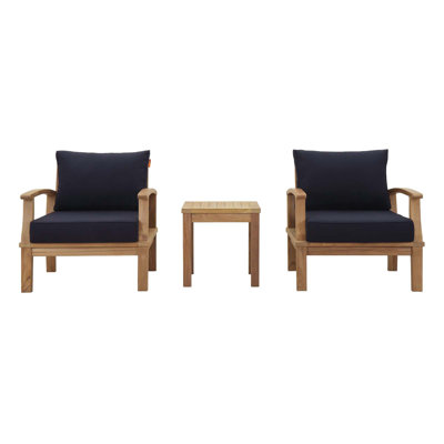 Ensemble de patio d'extérieur 3 pièces Modway Marina