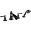 Rook® Double Handle Deck Mounted Roman Tub Faucet-52557020-52557022