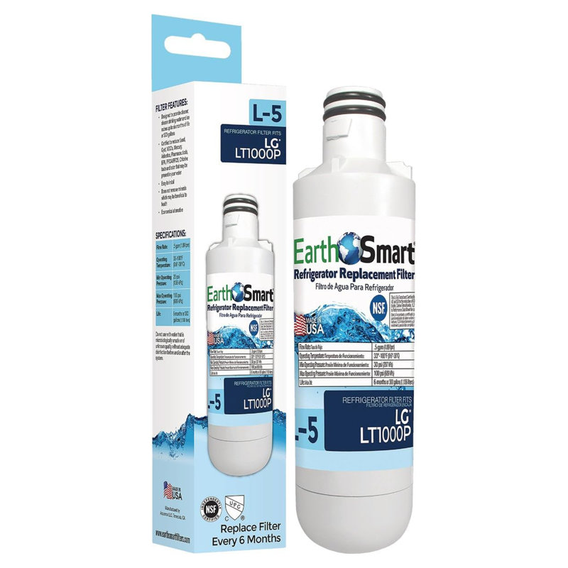 EarthSmart L-5 Refrigerator Replacement Filter For LG LT1000P