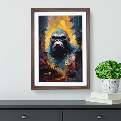 King Kong Impressionism - Framed Print