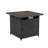 Schutt 25.98'' H x 29.92'' W Wicker Propane Outdoor Fire Pit Table with Lid-221505118