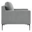 Chaise d'appoint moderne rembourrée avec coussins (ensemble de 2)-131976170