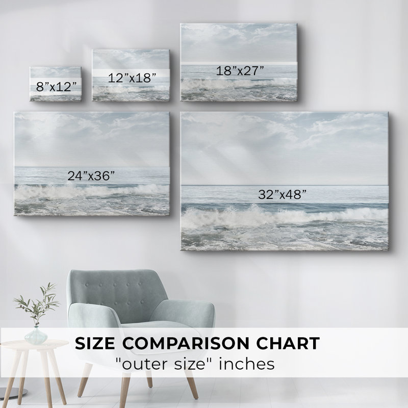 Crashing Waves -Gallery Wrapped Cavas, 12X18