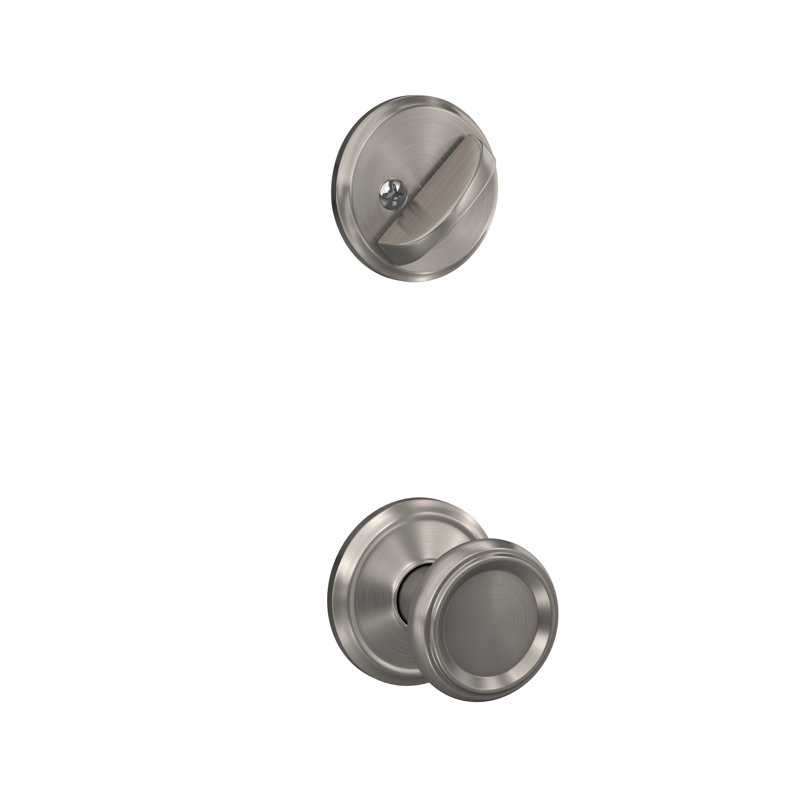 Ensemble de boutons d’extérieur offery (partie intérieure vendue séparément), Nickel satiné