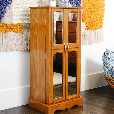 Brendaliz 19'' Wide Freestanding Jewelry Armoire