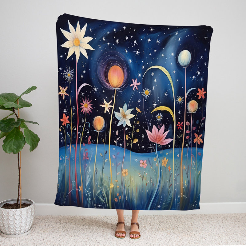 Throw Blanket, 60" L x 51" W