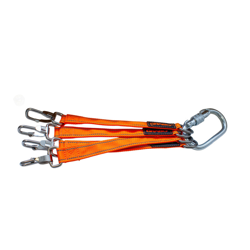 GRABO U-Hoist Steel Crane Bar for Four Vacuum Lifters, Forklift and Crane Slab Lifting Attachment