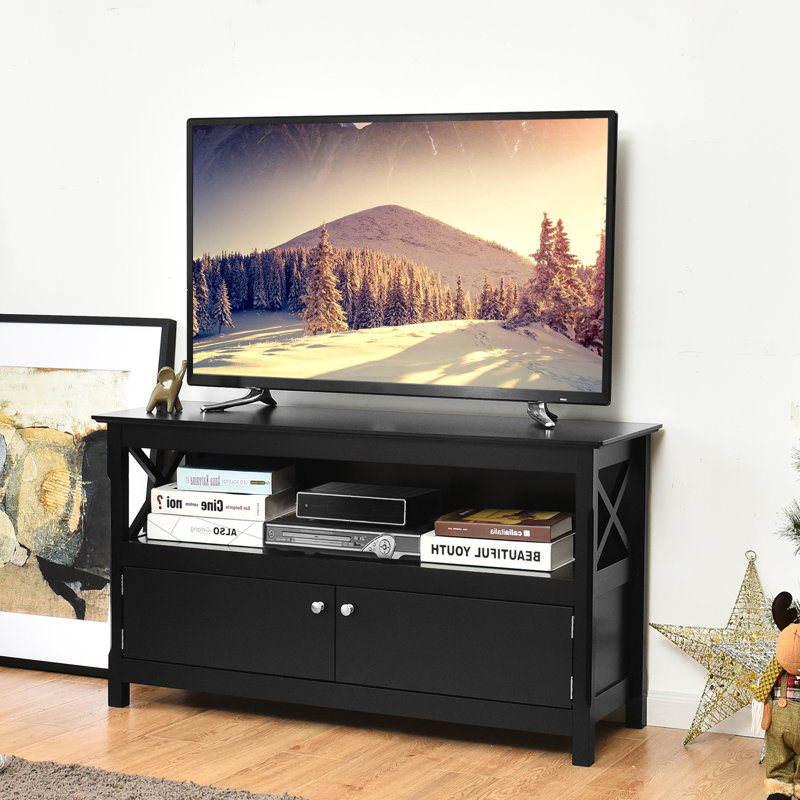 Burroughs TV Stand for TVs up to 50", Black