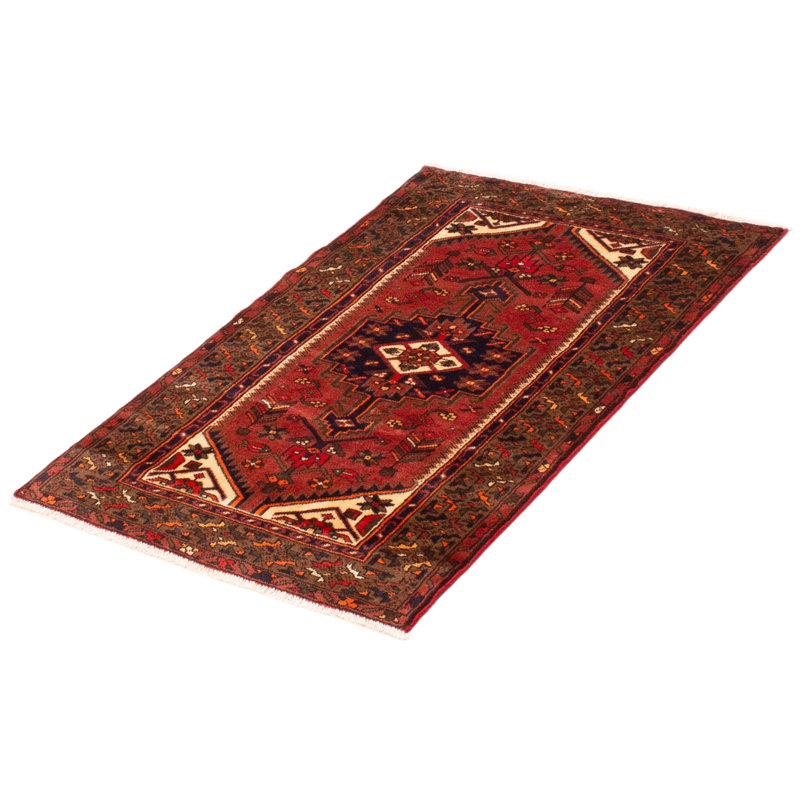 Tapis unique en laine 3 pi 2 po x 4 pi 7 po Yoshimi