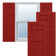 True Fit PVC San Juan Capistrano Mission Style Fixed Mount Shutters