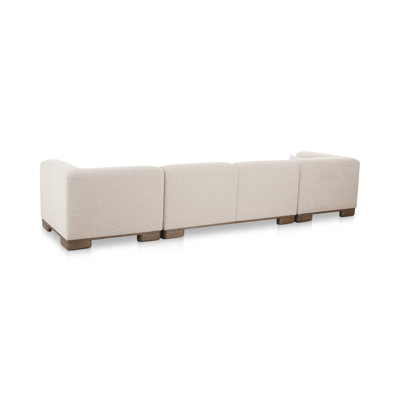 Beau 115" 4 - Piece Modular Sofa