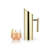 Belmont Modern Stainless Steel Pitcher in Gold