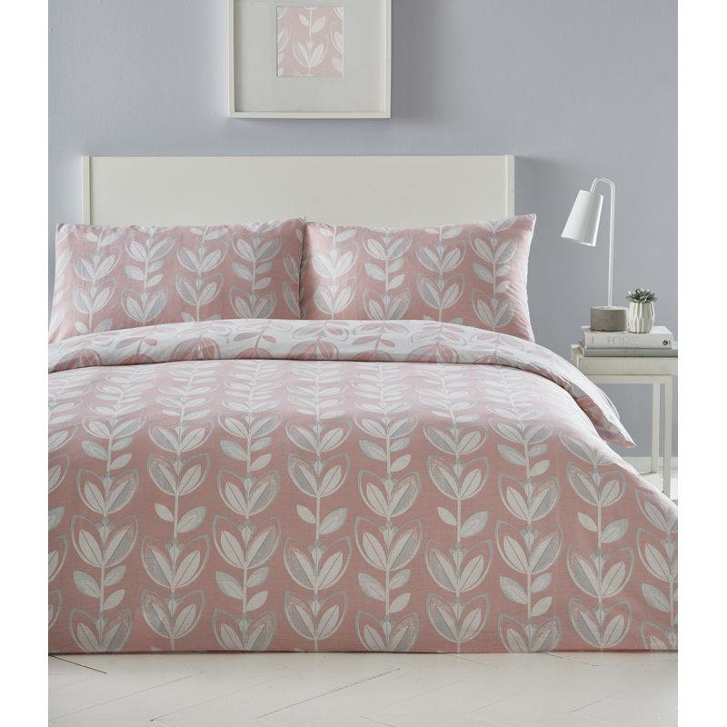 Bollington Floral Reversible Duvet Cover Set, Double Duvet Cover + 2 Standard Pillowcases, Cora