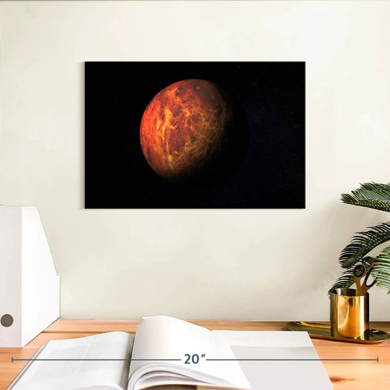 Oberle Planet Mars, 8" H x 12" W