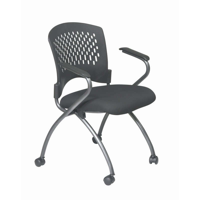Chaise pliante rembourrée en tissu Geriyah Deluxe