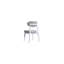 Ensemble de table et chaises de salle à manger moderne (4 pièces), blanc, 39,4 po x 29,5 po x 39,4 po | 100% panneau de fibres à densité moyenne avec chaises en bois de hêtre, conception élégante de couleur unie | Parfait pour les repas en famille,