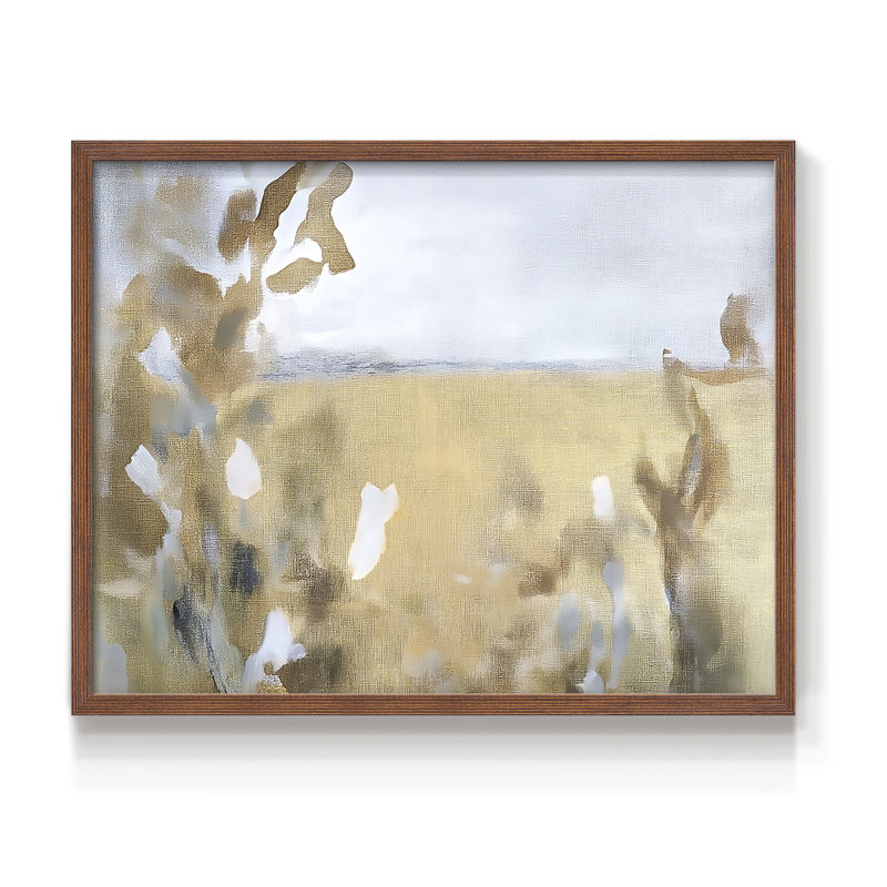 Paysage, série XV, reproduction encadrée, H 16 po x l 20 po, Walnut