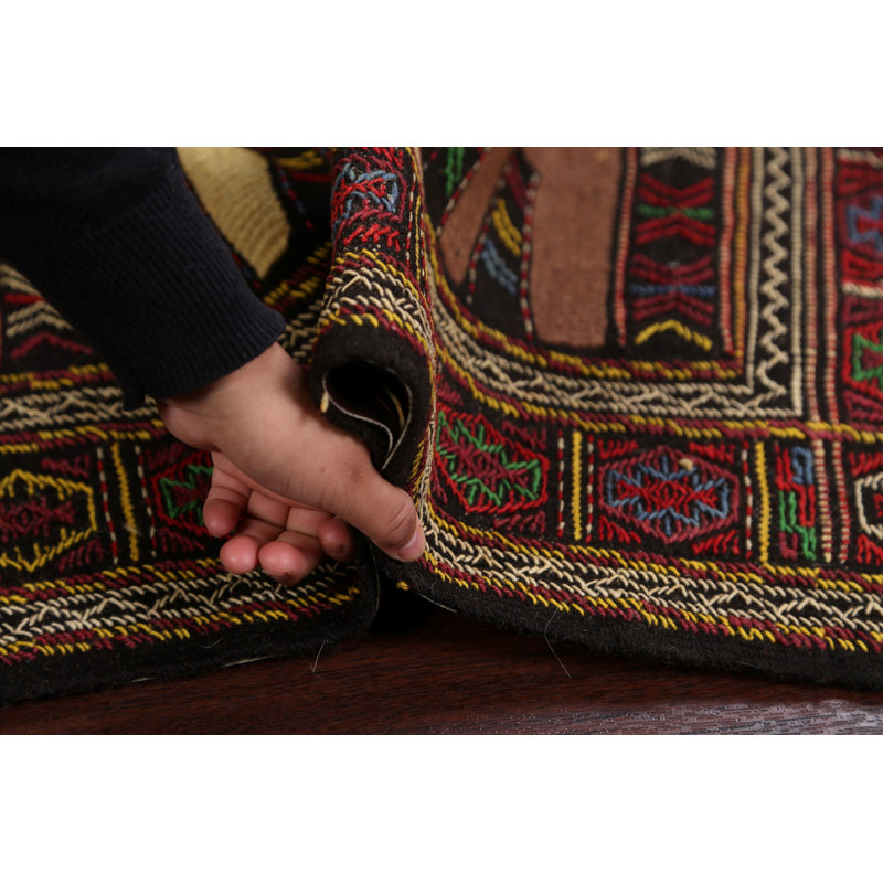 One-of-a-Kind 3'2" X 5'6" New Age Wool Area Rug in