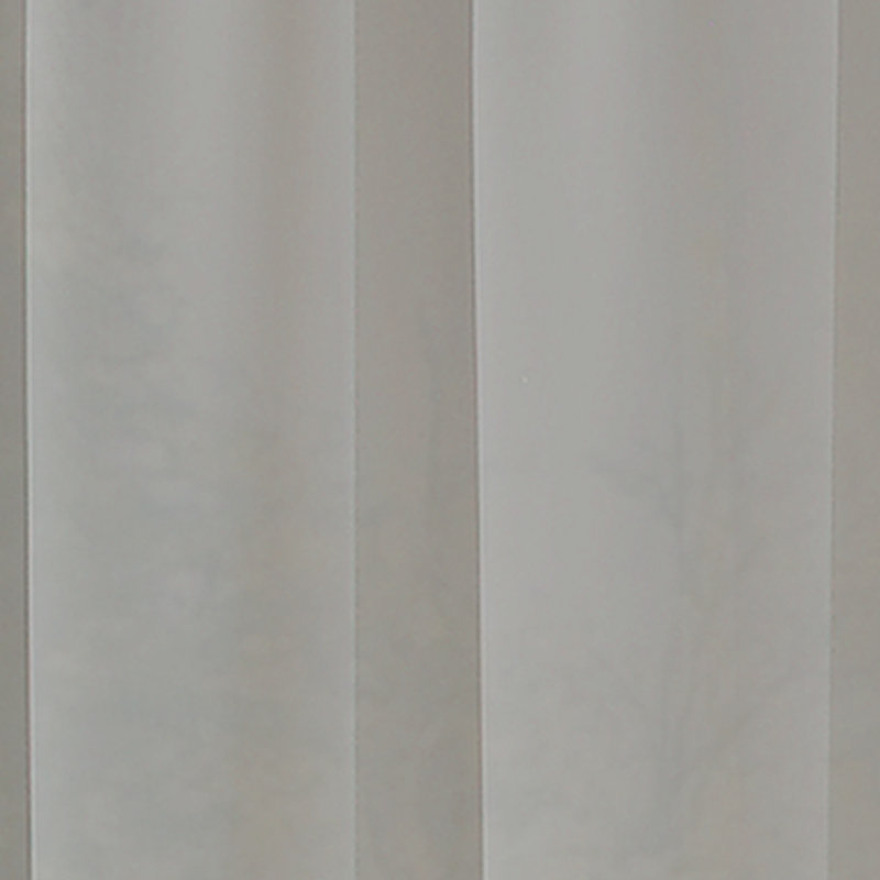 Curtainworks Soho Voile Pole Top, Silver, 59" W x 132" L