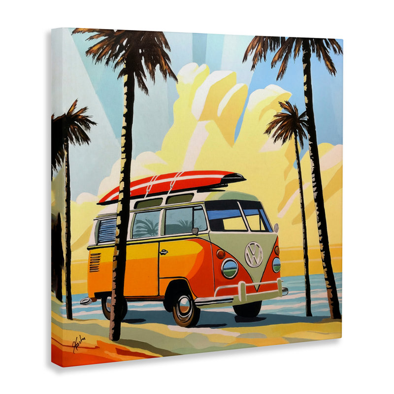 Road Road Beach Van, conception de John Jaster, H 30 po x l 30 po