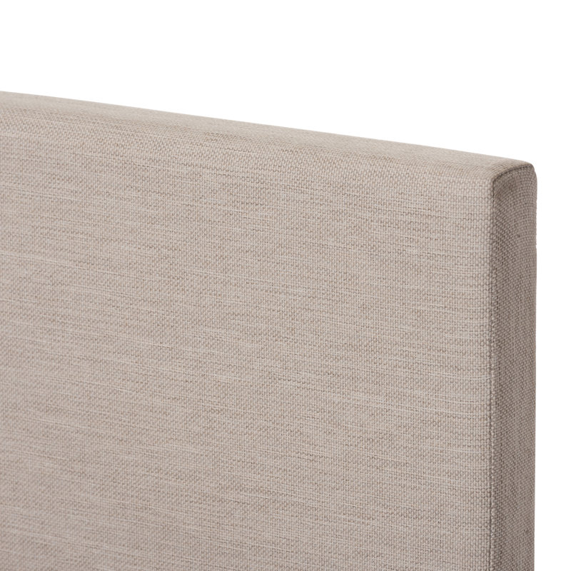 Caylinn Upholstered Platform Bed, Queen, Beige