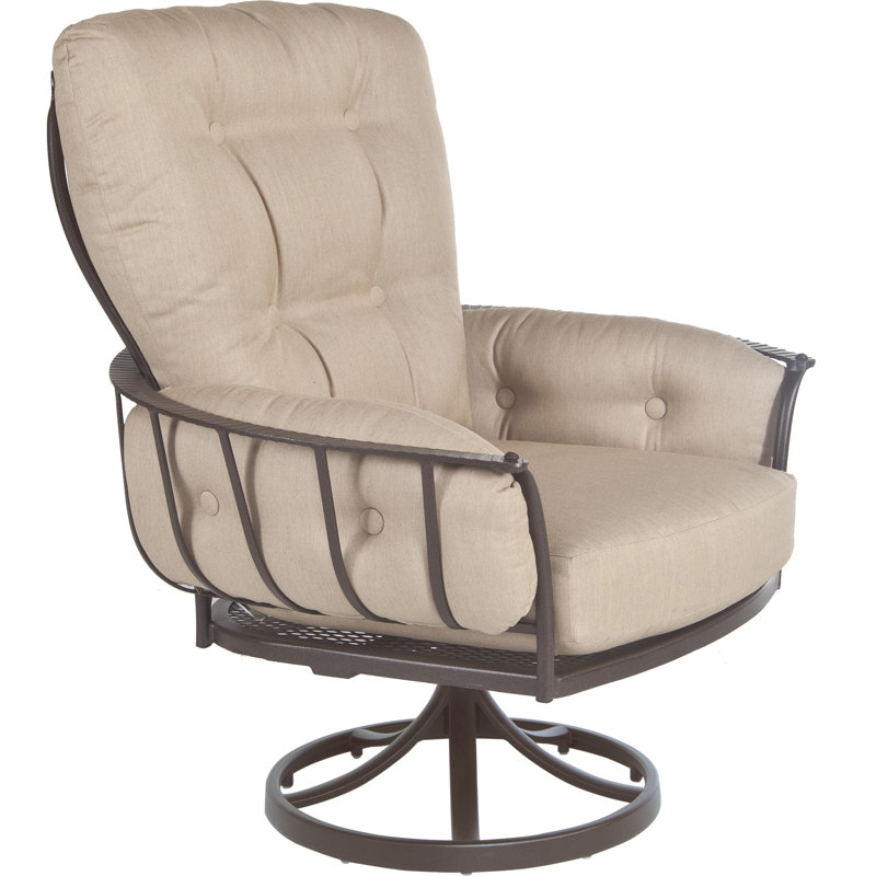 Monterra Outdoor Rocker Chair, Mainstreet Latte, Graphite